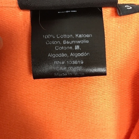 Harley-Davidson orange hoodie HD zipper embroider - Picture 7 of 8